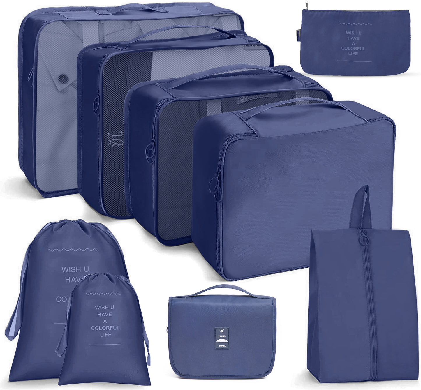 Voyluxe™スーツケース収納8点セット
