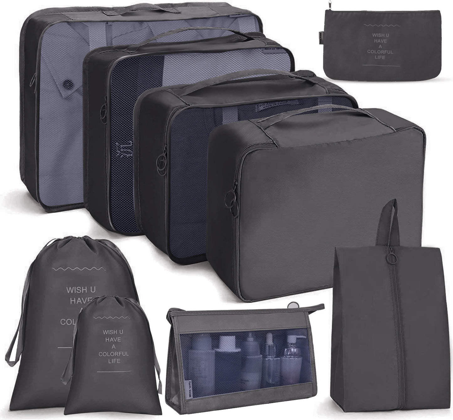 Voyluxe™スーツケース収納8点セット