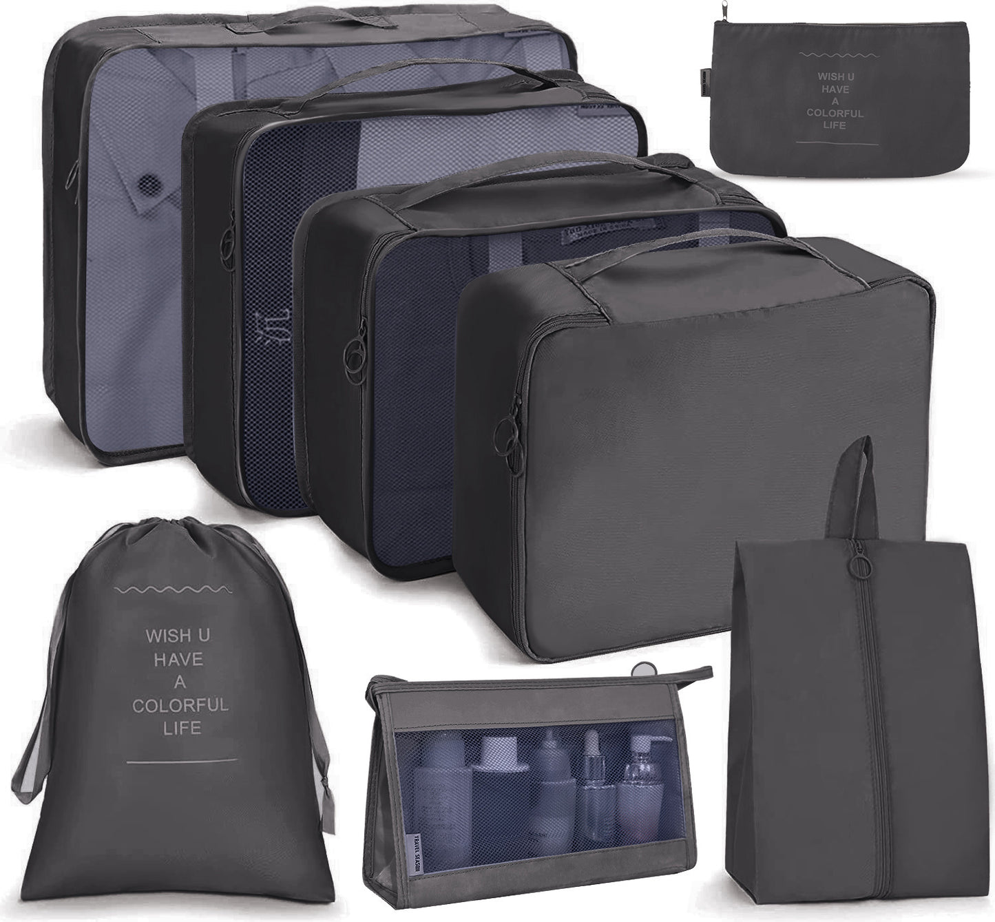 Voyluxe™スーツケース収納8点セット